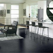 leather flooring Washington DC luxury home interior