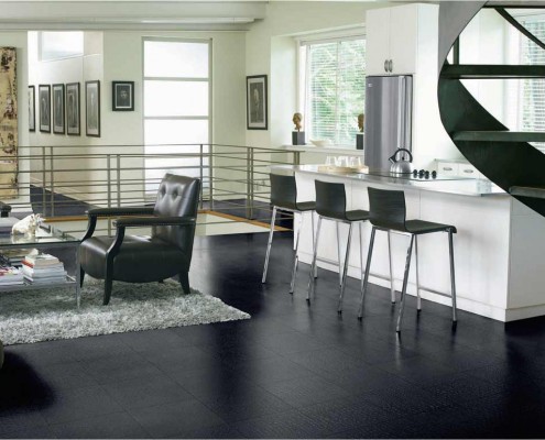 leather flooring Washington DC luxury home interior