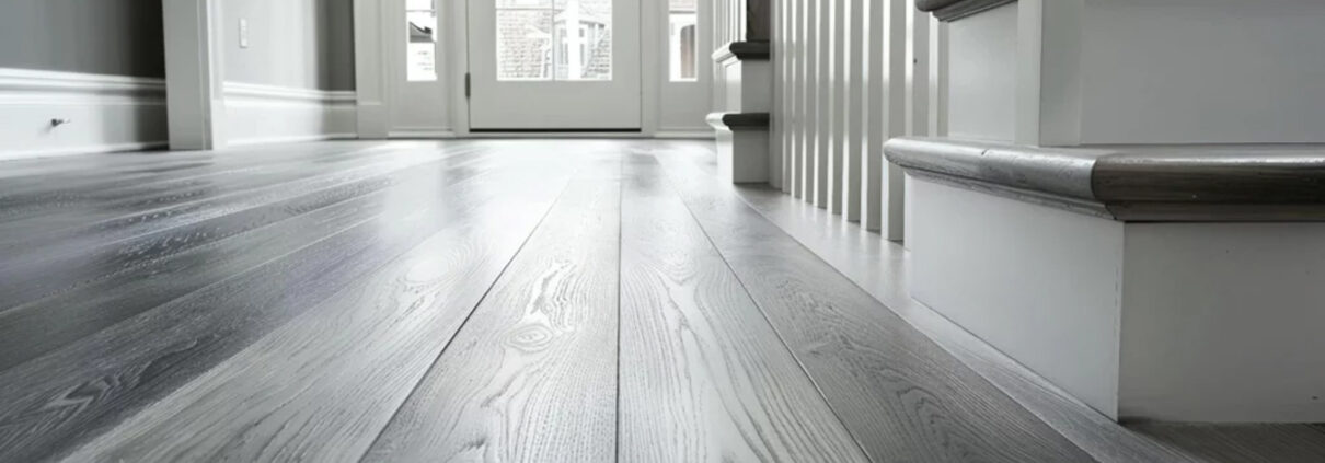 gray hardwood floors Bethesda MD luxury home interior design