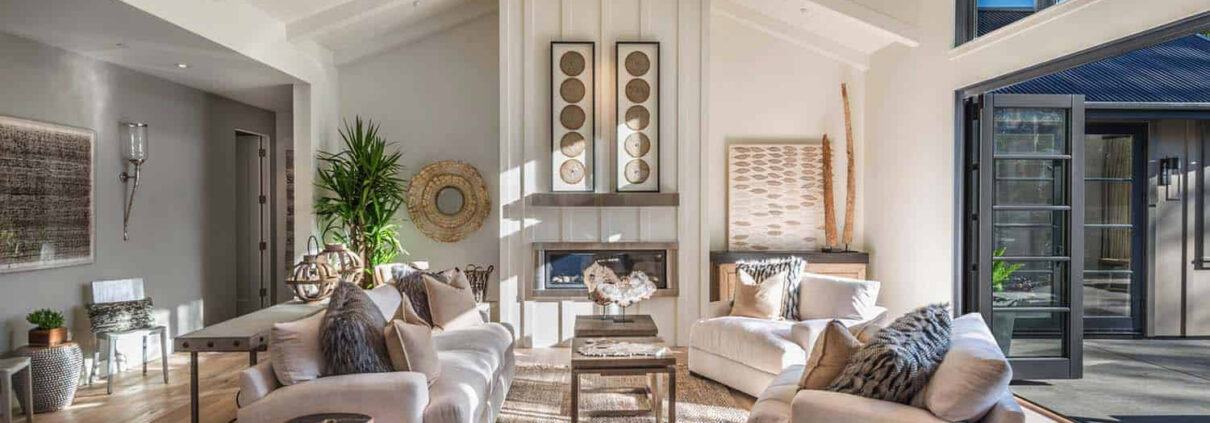 Living room, modern farm house style