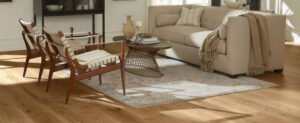 Living room with hardwood floors